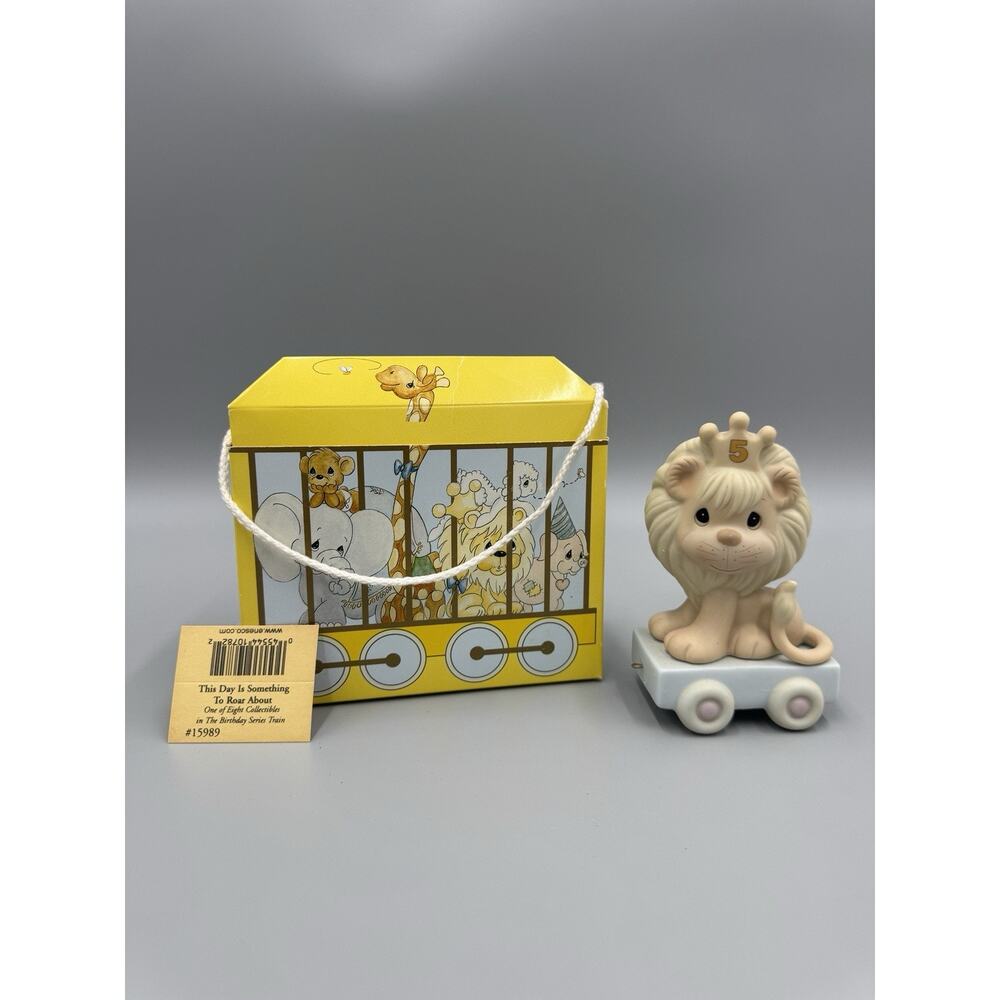 Precious Moments Birthday Train Lion Age 5 This Day Is Something To Roar About
